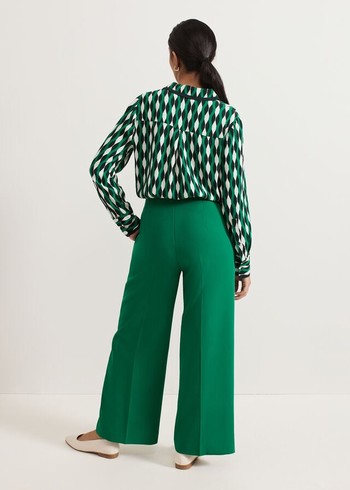 Phase Eight Petite Aubrielle Trousers Green Canada | DMISYA-075